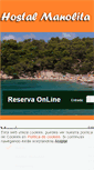 Mobile Screenshot of hostalmanolita.es